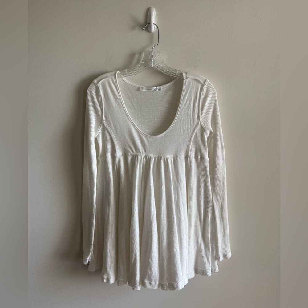 NWOT Altar’d State Babydoll Long Sleeve Top